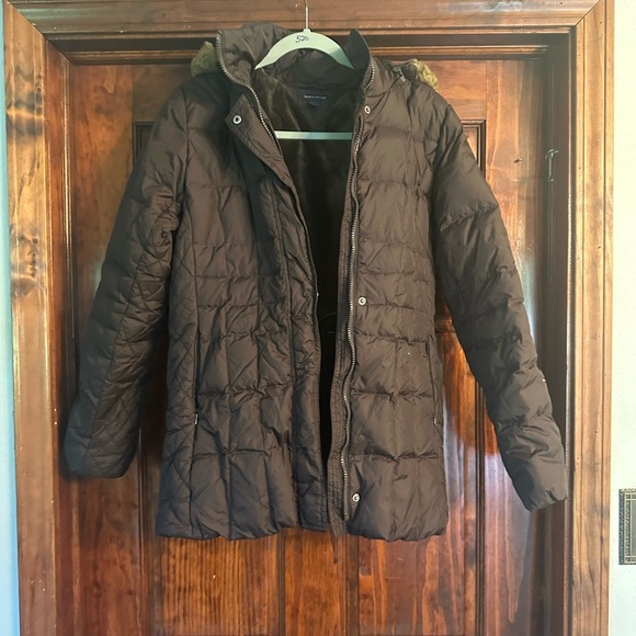 Tommy Hilfiger Brown Puffer Jacket - Picture 1 of 7